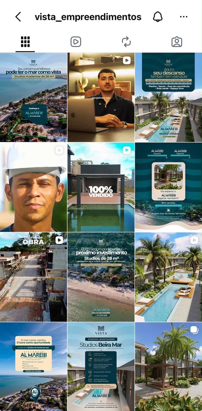 Social media estratégico para Vista Empreendimentos